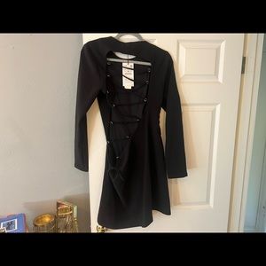 sexy ZARA black dress